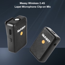 V81 Wireless 2.4G Lapel Microphone Clip-on Mic Plug & Play Type-C for Phone Pad PC with Noise Cancelling for Vlog Gaming Streaming Podcasting Recording VCXN