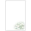 Heart Inkjet Mourning Postcards, Small Chrysanthemum (Frame Gray), 30 Sheets