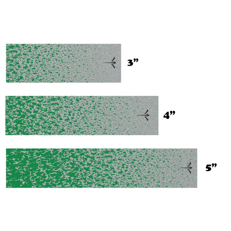 White Water Archery Green Spray Paint Spatter Reflective Arrow Wraps