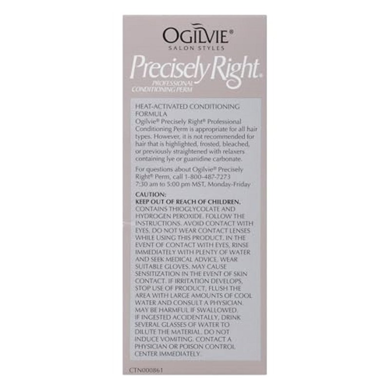 Ogilvie Salon Styles Precisely Right Professional Conditioning Perm Kit -