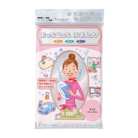 Teijin Achikocchi Dish Towel, Nano, Pink