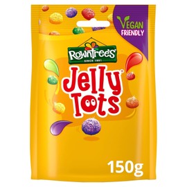 Original Rowntrees Jelly Tots Sweets Bag Pouch Imported From The UK England-Rowntrees Jelly Tots, 150 g ( Pack of 2 )