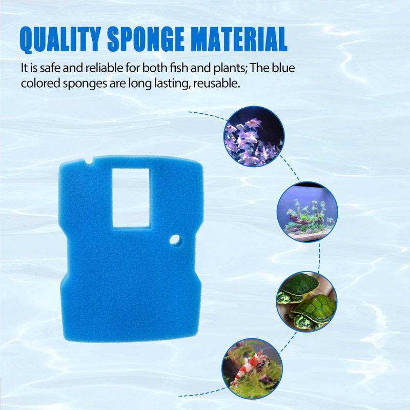 CHNPLUM Pond Filter Pump Sponge Replacement for VIVOHOME 530 &