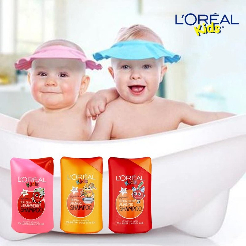 L'Oréal Kids Very Berry Strawberry Shampoo, 2 x 250 ml