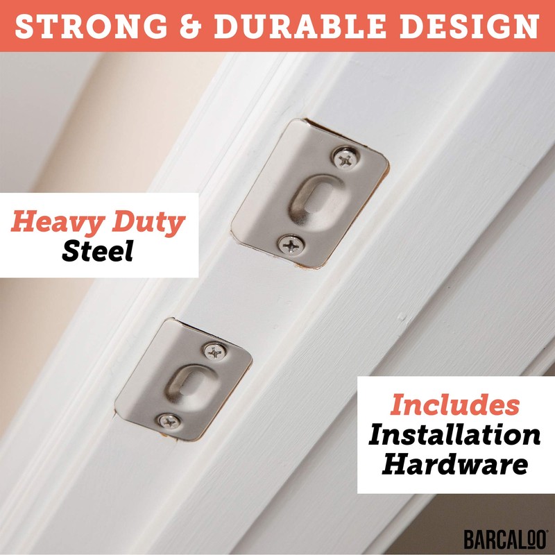 Ball Catch Door Hardware for Closet or Cabinet, Satin Nickel