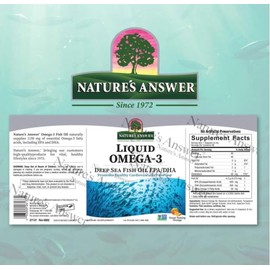 Liquid Omega 3, Great Tasting Orange, 480 ML