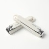 Tree Nail Care No-Splash Large Nail Clipper 2-Piece Set (White)