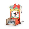 DIY Wooden 3D Assembly Puzzle Manual Music Box Christmas Fireplace