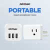 Rayovac Three Sided Surge Protector Cube with 3 Outlets &