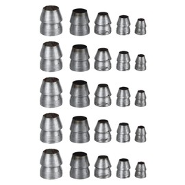 Axtkeilgriff 25 Pcs Sicherheitsrunde Griff Keile Praktischer Runder Stahlkeil für Hammer Klauen Hammer Runde Griff Keile 8 Mm 10 Mm 11 Mm 13 Mm 16 Mm Metallkeile Für Axtstiel