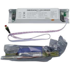 Diodesy- Emergency Battery Back-Up with Flex Conduit 12 Watts Uninterrupted Illumination for Flat Panels LEDs Emergency Exit Light Alarm System Medical Devices 0.2-1.2A 10V-60VDC 120-277 Volts