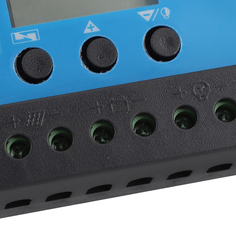 12V 24V Solar Charge Discharge Controller PWM LCD Display Dual