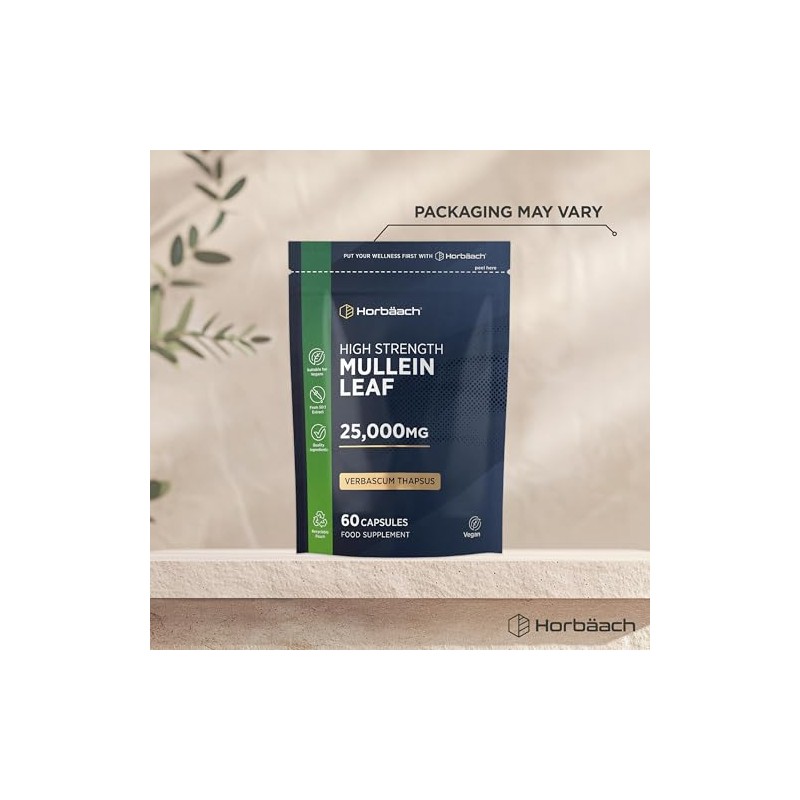 Mullein Leaf Extract 25,000mg | Max Strength Formula for Men