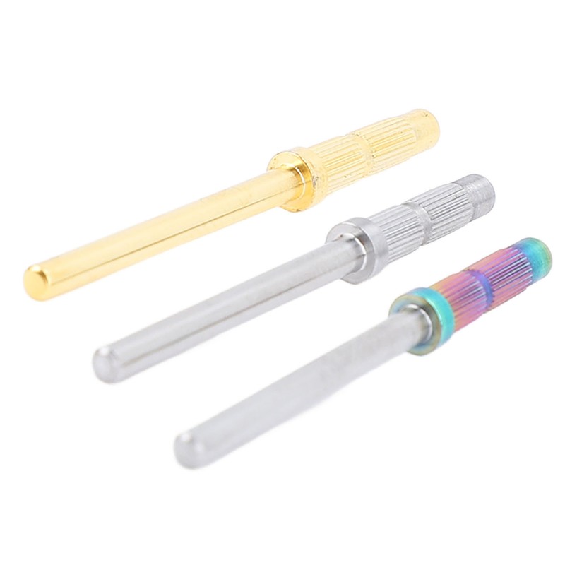 3pcs 3mm Nail Mandrel Stainless Steel Manicure Pedicure Mandrel Rods