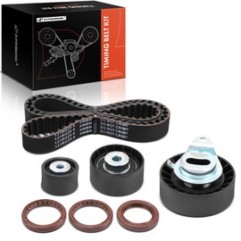 A-Premium Engine Timing Belt Kit Compatible with Ford Contour 1995-1997 & Mercury Mystique 1995-1997 - DOHC 2.0L