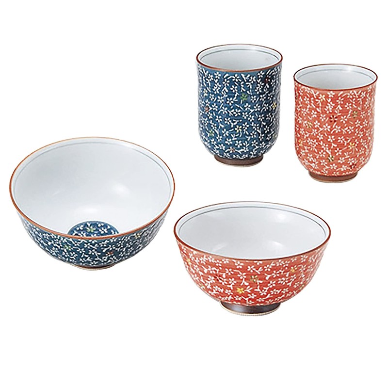 Hamato Hana-no-Sato Rice Bowl (Large) 62-01