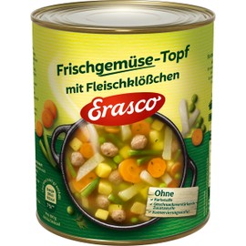Erasco Fresh Vegetable Pot with Meatballs (1 x 800 g Tub)