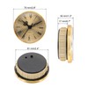 PATIKIL 2.8" 70mm Quartz Clock Insert, Round Quartz Movement Miniature