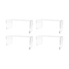 Marketing Holders 4 Pack Clear Acrylic Riser Display Stand 10