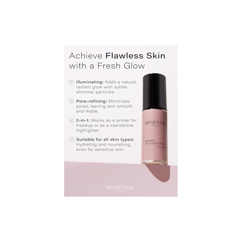 ROSENTAL Organics BB Primer (25 ml) Pore Refining - Glow