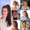 Full Shine Long Ponytail Extension Brown Ponytail Hair Extensions Real