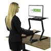 Uncaged Ergonomics WESDb Standing Desk Conveter, black
