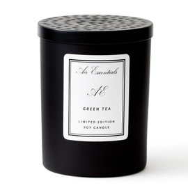 Air Esscentials Green Tea Candle - Natural, Clean Scented Candle for Home | Soy Wax Blend with Luxury Aromatherapy Fragrance | Crisp, Invigorating, Subtle Green Tea | 70 Hour Burn Time | 11 oz