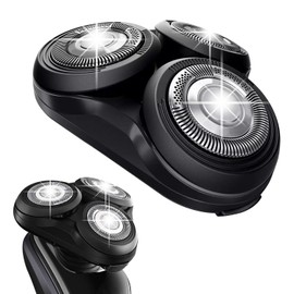 SH50 Replacement Whole Heads Fit for Series 5000 Razor Heads Blades,Compatible With Series 5000 (S5xxx),PT8xx, PT7xx,AT8xx, AT7xx etc by Models Shaver.