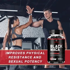 Balincer Maca Negra Orgánica 1200 Mg, 120 Cápsulas Blandas