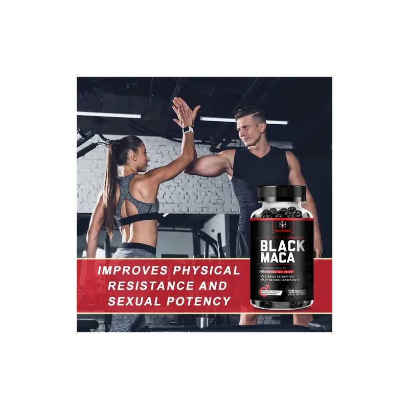 Balincer Maca Negra Orgánica 1200 Mg, 120 Cápsulas Blandas