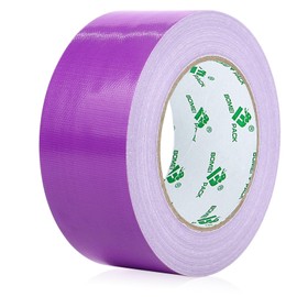 BOMEI PACK 50mm Purple Duct Tape Heavy Duty, 50mm*30y Waterproof and Hand Tear, Strong Strength, No Residue, Flexible, All Weather Value for Repair, Home and Professional Use (Purple)