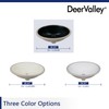 DeerValley DV-1U303B Black Undermount Bathroom Sink 18'' x 15'' Oval