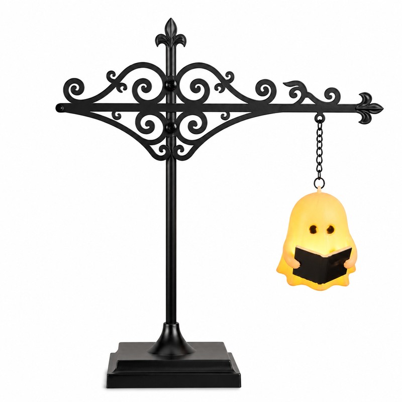Witch Bookshelf Lantern for Book Nook Decor – Warm Hanging