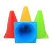 屋内 屋外 トレーニング マーカーコーン 18cm 4色 16本セット カラーコーン