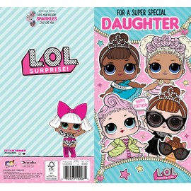 LOL Surprise Doll Daughter Birthday Card