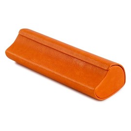 テーシーケース メガネケース おしゃれ ハード ケース フック式 アルミ ポリウレタン オレンジ HY-8112-22