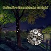 200 PCS Reflective Tacks Trail Marking Tacks Hunting Reflective Tack