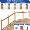 Steel DN Mate 10 Sets Cable Railing Kit Fit for