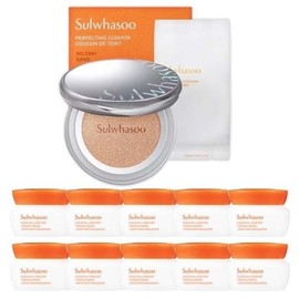 Sulwhasoo Perfecting Cushion 15g x 2 (Main Product + Refill) + Firming Cream 5ml x 10 / 설화수 퍼펙팅 쿠션 15g x 2 (본품+리필) + 탄력크림 5ml 10개