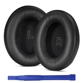 Adhiper Replacement Earpad Cushions for Bose QuietComfort(QC) Ultra Wireless Headphones, Ear Pads Cushion with Soft Protein Leather & High-Density Memory Foam - Feel The Comfort (Black)