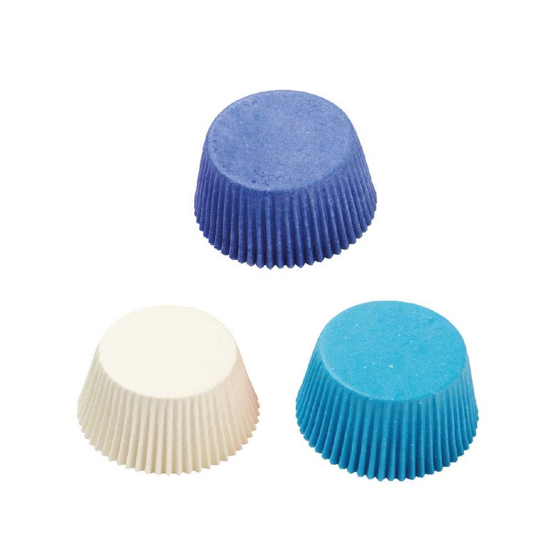 Decora 0339746 Muffinförmchen, Papier-Ofen, hellblau, 75 Einheiten