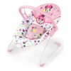 Silla Mecedora Con Vibracion Minnie Mouse Bright Starts Rosa Lunares