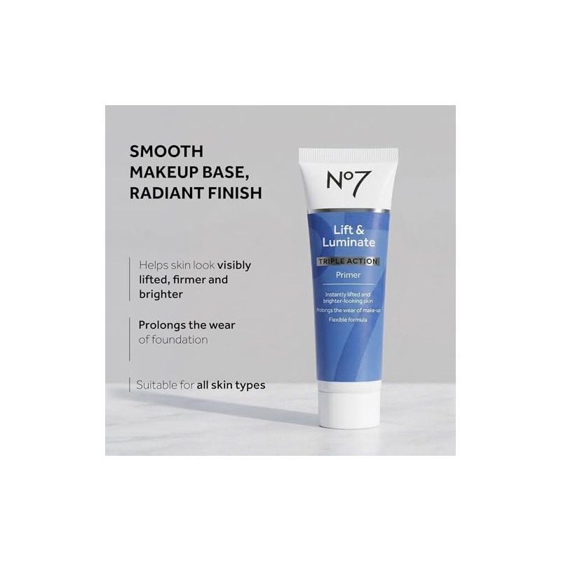 No7 Prebase Lift Luminate - Prebase Hidratante Con Niacinamida -
