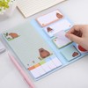 JIANTA Capybara Sticky Notes Set, 550 Sheets, Don't Worry Be