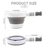 ASUNFO Folding Water Ladle Collapsible Water Dipper Water Scoop Portable