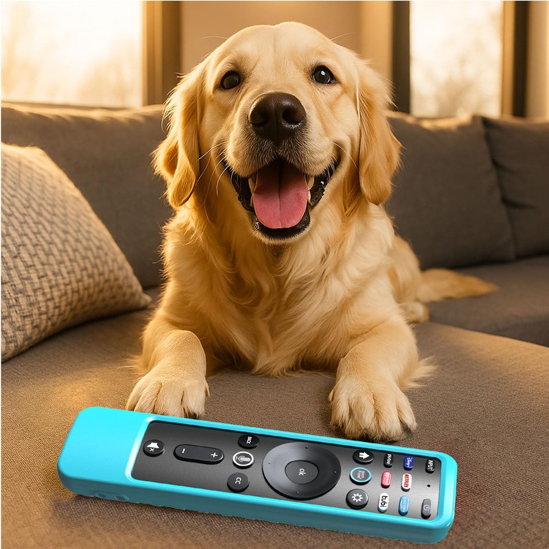 3PACK Case Cover for VIZIO XRT260 Remote, Purple Blue Red