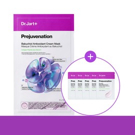 Dr. Jart Prejuvenation Bakuchiol Anti-Oxidant Cream Mask 1 Sheet + Cream 1.5ml x 5, Dr. Jart Prejuvenation Bakuchiol Anti-Oxidant Cream Mask / 닥터자르트 프리쥬비네이션 바쿠치올 안티-옥시던트 크림 마스크 1매 +크림1.5mlx5, 닥터자르트 프리쥬비네이션 바쿠치올 안티옥시던트 크림 마