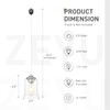 zeyu Modern 1 Pack Track Pendant Lighting, H Type Track