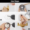 Segus Towel Hooks for Drilling, Pack of 2 Clothes Hooks,