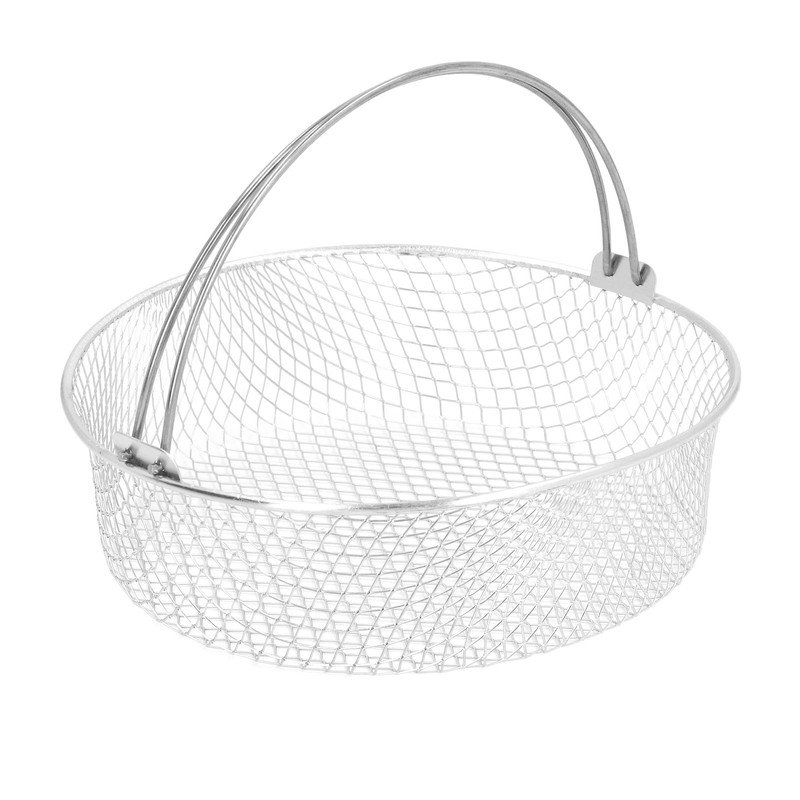 Fry Basket Stainless Steel with Handle Kitchen Fry Mesh Basket